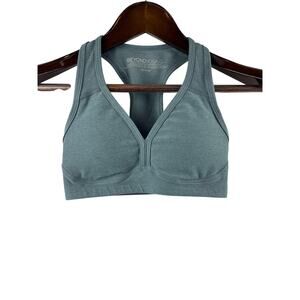 Women’s Beyond Yoga XS Grayish Blue Sports Bra